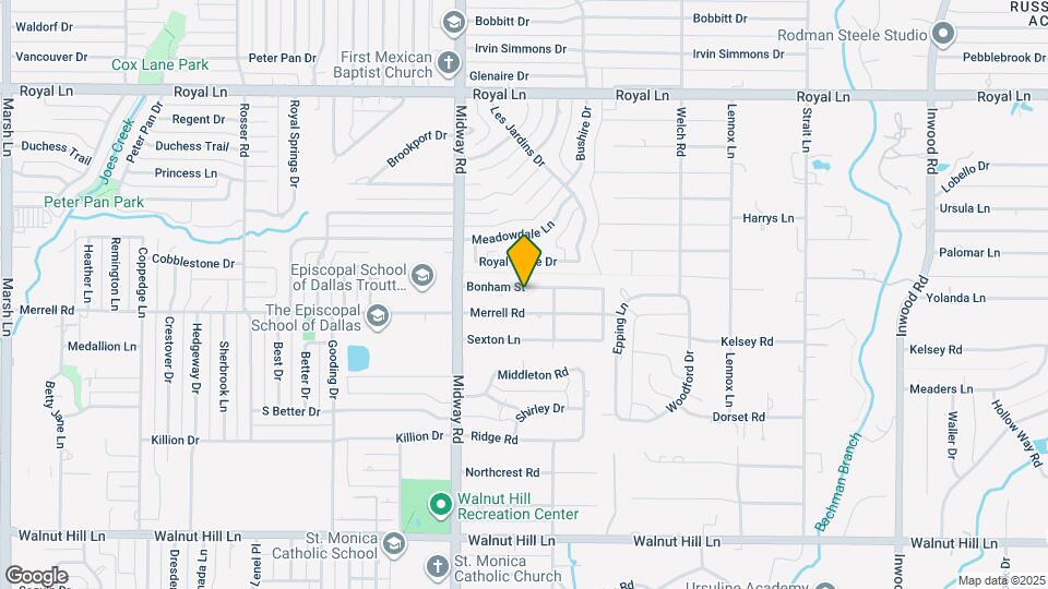 4318 Bonham St Map and Location Details