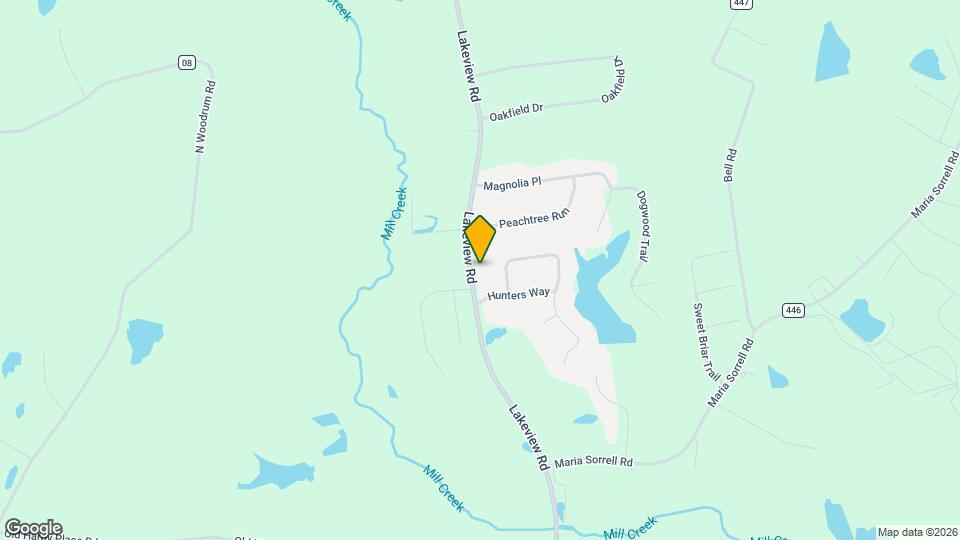 1254 Lakeview Rd Map and Location Details