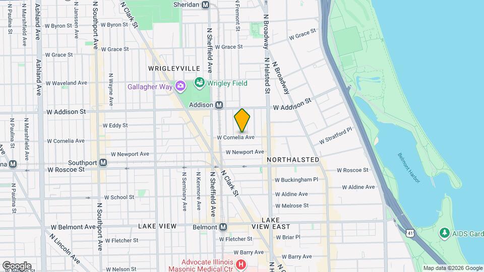 850 W Cornelia Ave, Unit 011 Map and Location Details