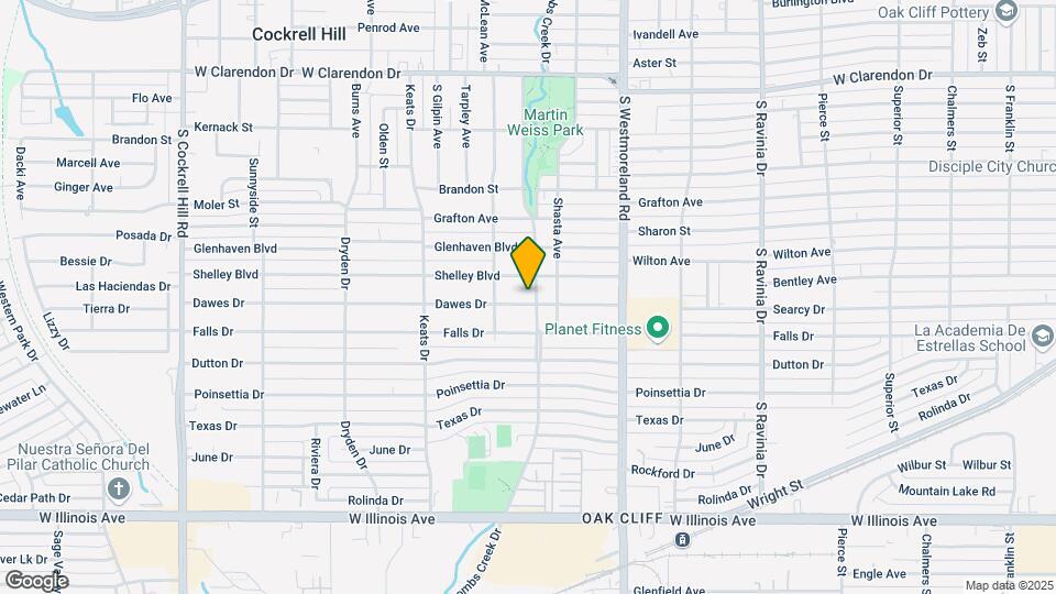 3427 Dawes Dr Map and Location Details