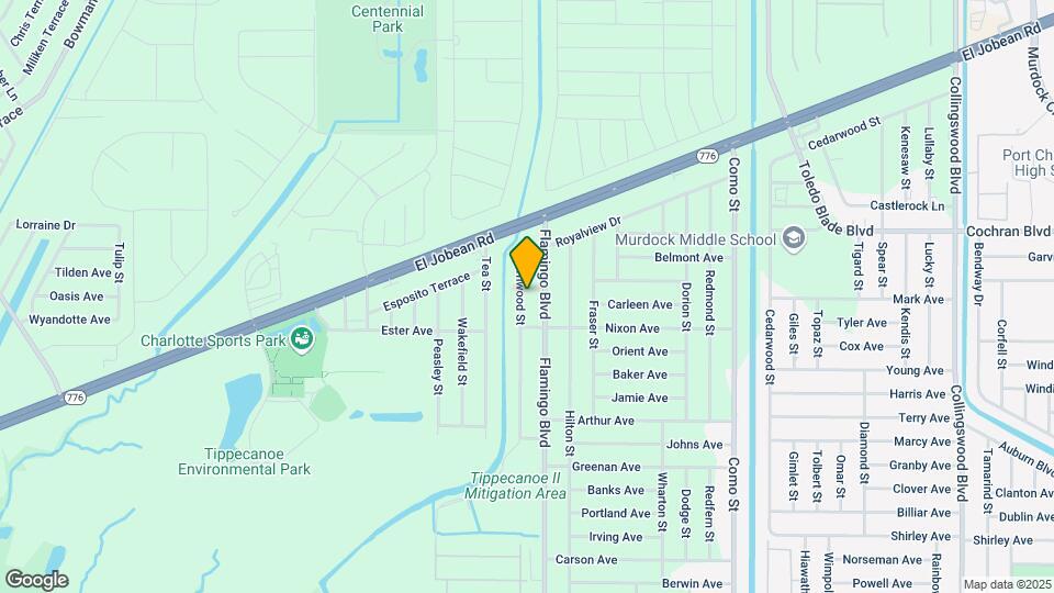2088 Fernwood St Map and Location Details