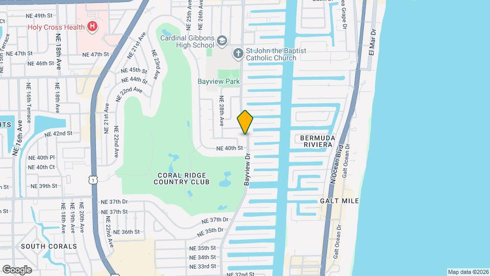 4021 Bayview Dr Map and Location Details