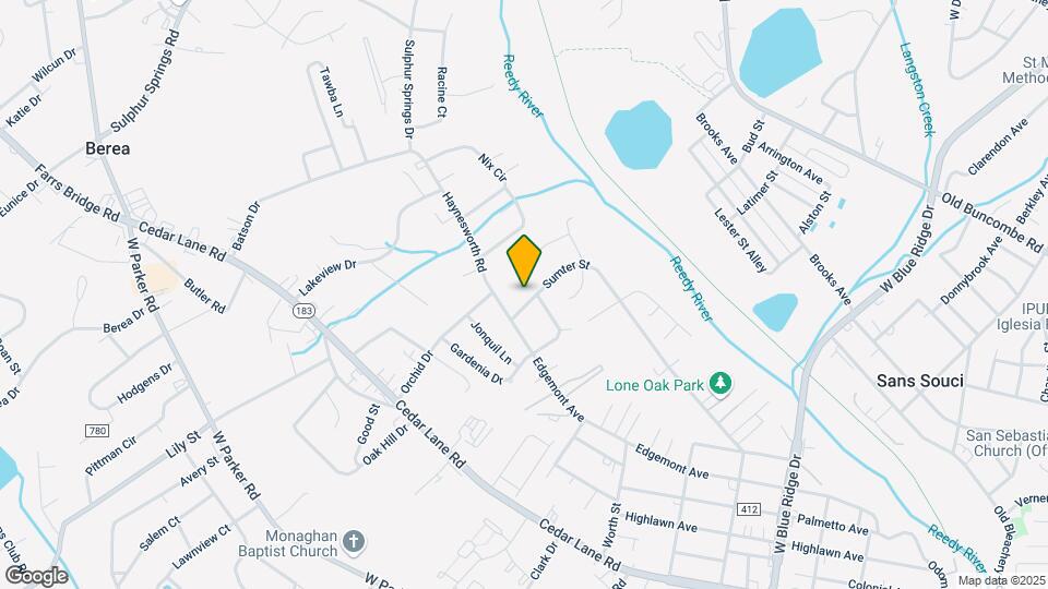 702 Sumter St Map and Location Details