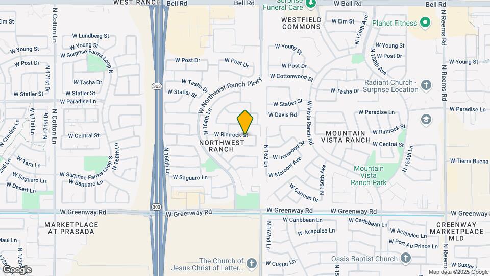 16353 W Rimrock St Mapa y Detalles de la Ubicación