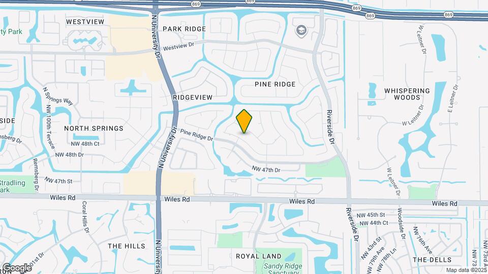 8781 NW 49th Dr Map and Location Details