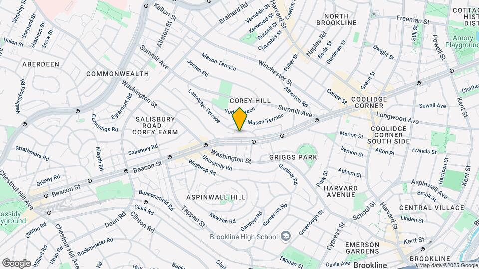 1566 Beacon St, Unit 11 Map and Location Details