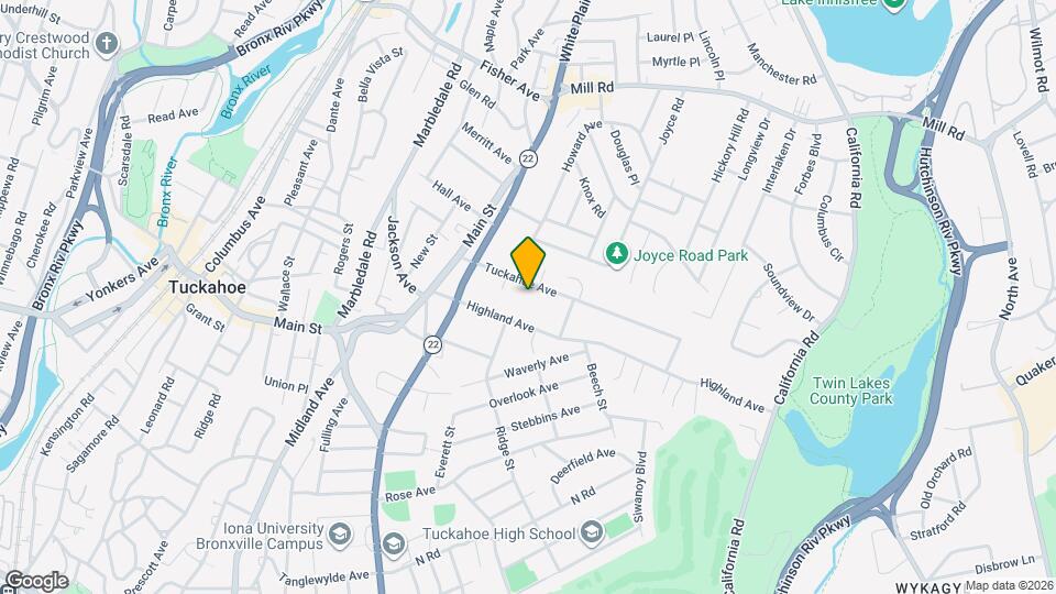 34 Tuckahoe Ave Map and Location Details