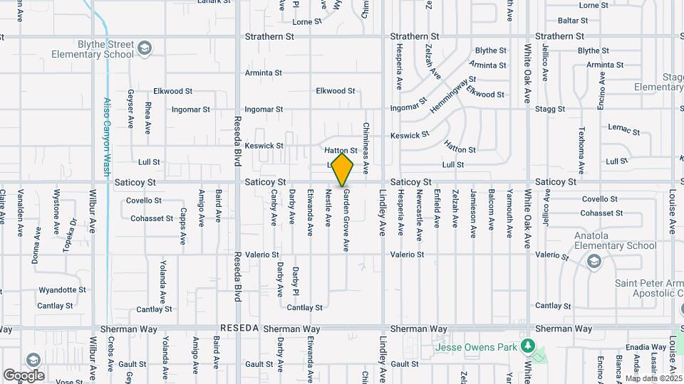 7553 Garden Grove Ave Map and Location Details