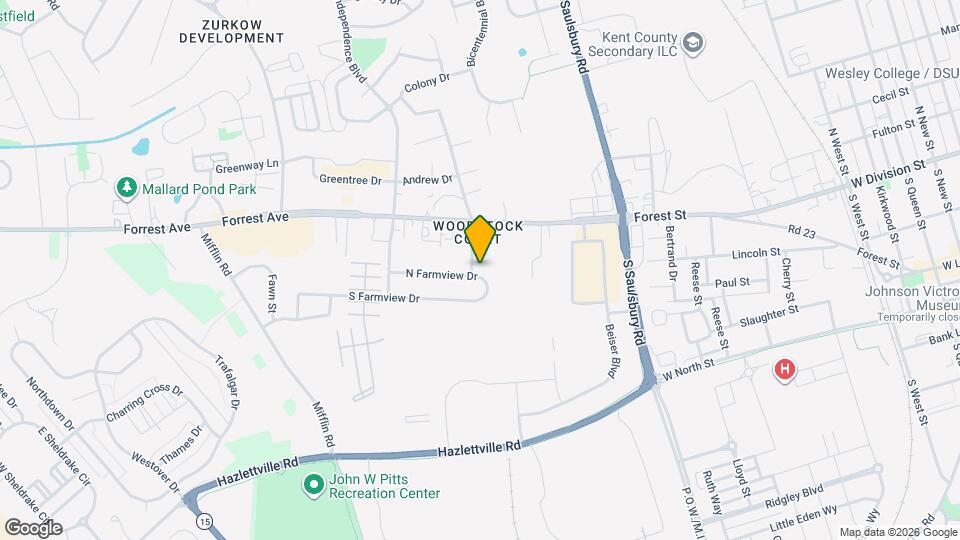 1179 N Farmview Dr Map and Location Details