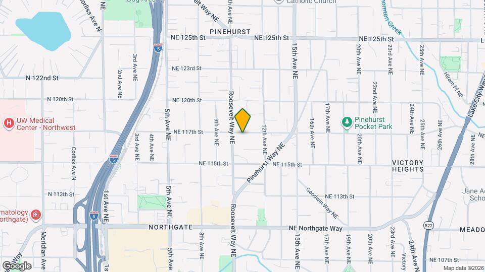 1019 NE 117th St Map and Location Details