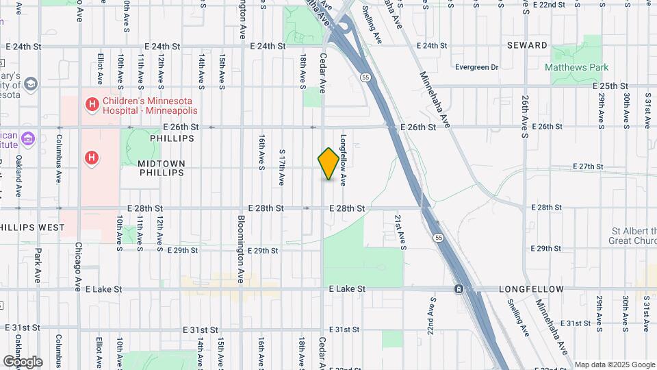 2723 Cedar Ave South Mapa y Detalles de la Ubicación