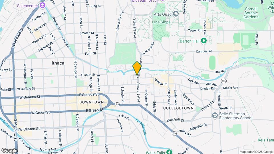 406 Stewart Ave, Unit First Floor Apartment 1 Map and Location Details