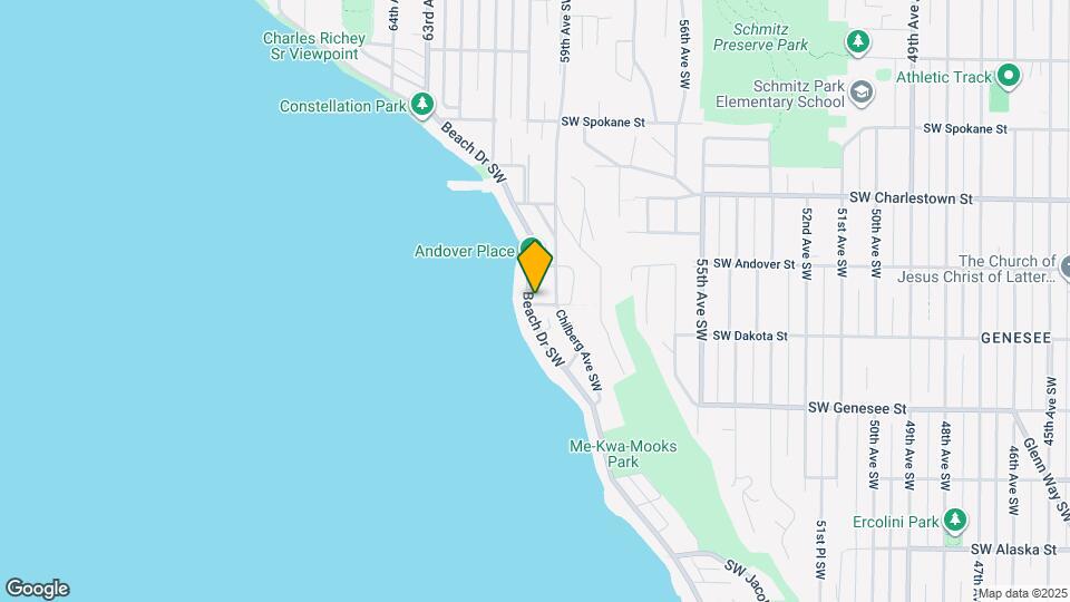 4030 Beach Dr SW Map and Location Details