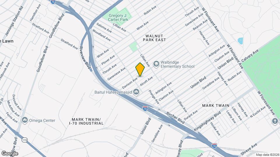 4922 Davison Ave Mapa y Detalles de la Ubicación