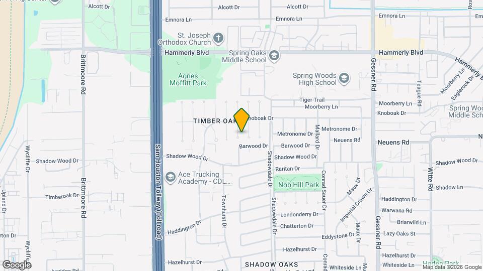 1906 Shadow Bend Dr Map and Location Details