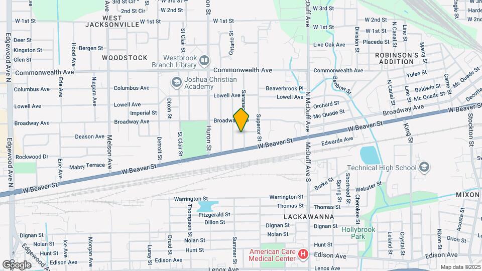 750 Saranac St Map and Location Details