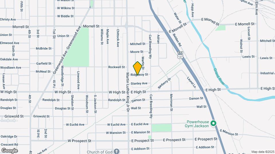 123 Ridgeway St Map and Location Details