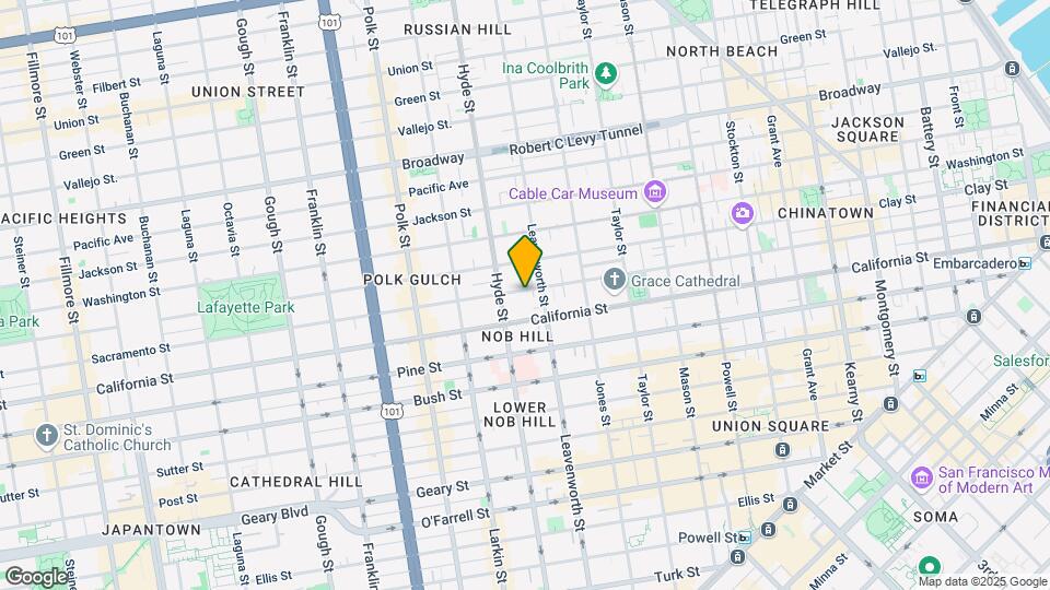 1429-1439 Sacramento St Map and Location Details