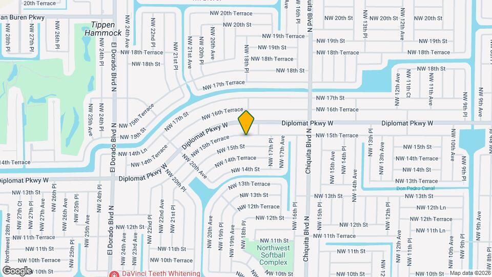 1814 NW 15th Terrace Map and Location Details