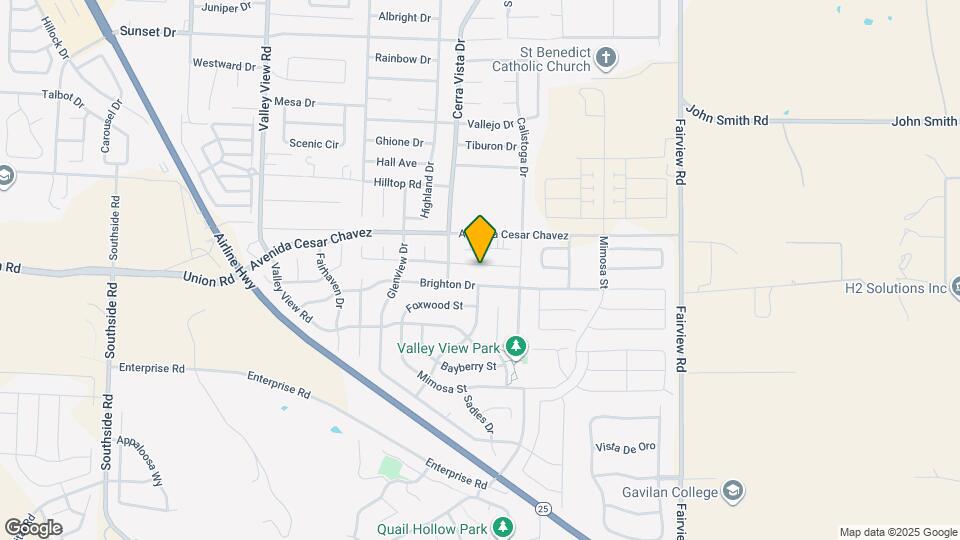 1661 Panorama Dr Map and Location Details