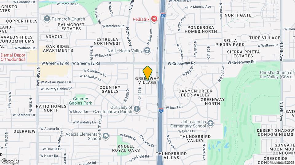 15035 N 28th Ave Map and Location Details