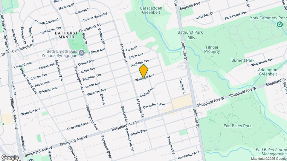 107 Waterloo Ave Map and Location Details