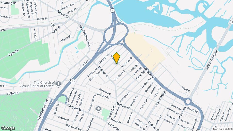 67 Keayne St, Unit 1 Map and Location Details