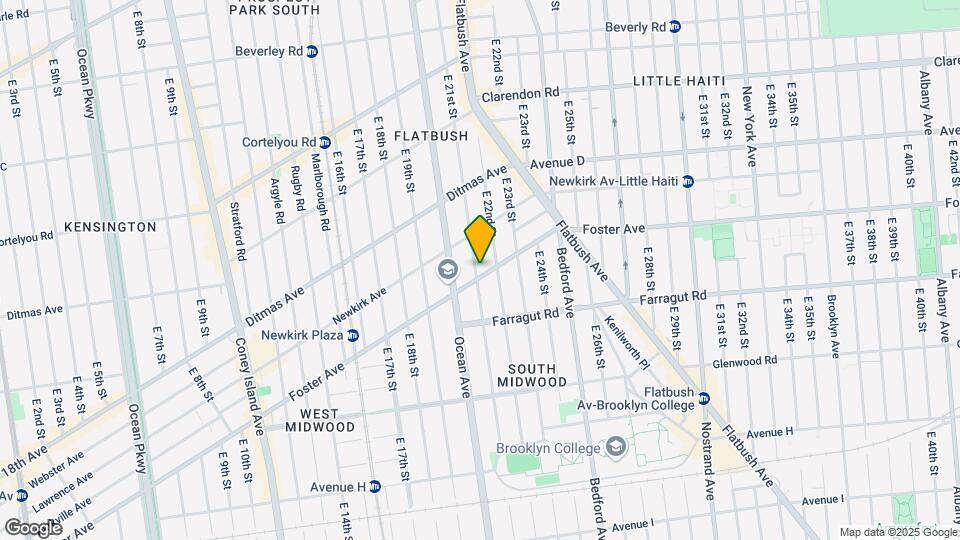 2105 FOSTER AVE Map and Location Details