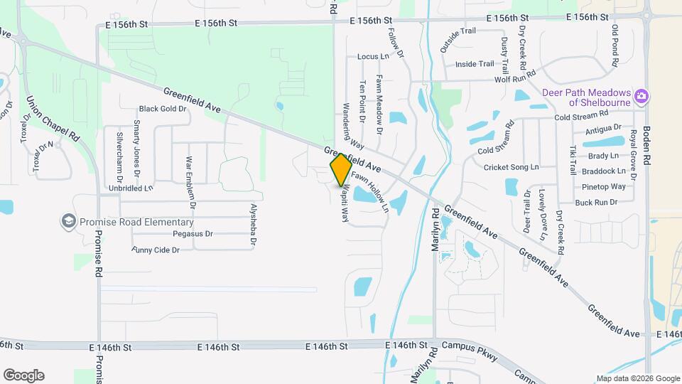 11811 Wapiti Way Mapa y Detalles de la Ubicación