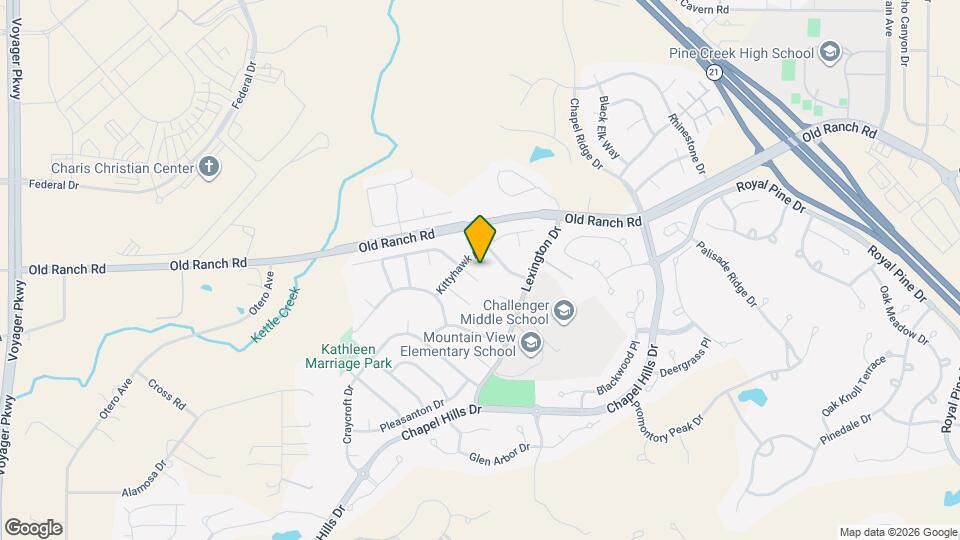2830 Lumberjack Dr Mapa y Detalles de la Ubicación