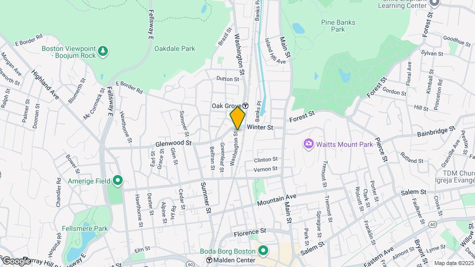 233 Washington St Map and Location Details