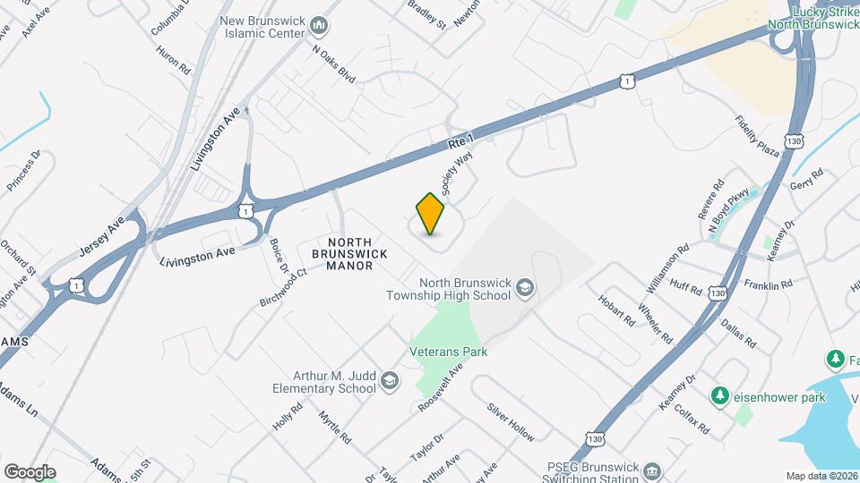 156 Pennsylvania Way Map and Location Details