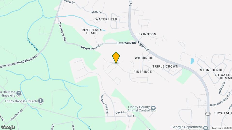 1598 Longleaf Ct Map and Location Details