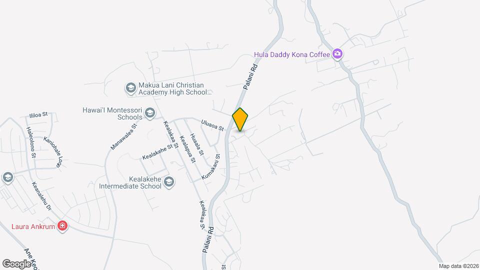 74-5051 Malia Pl, Unit Unit 1 Map and Location Details