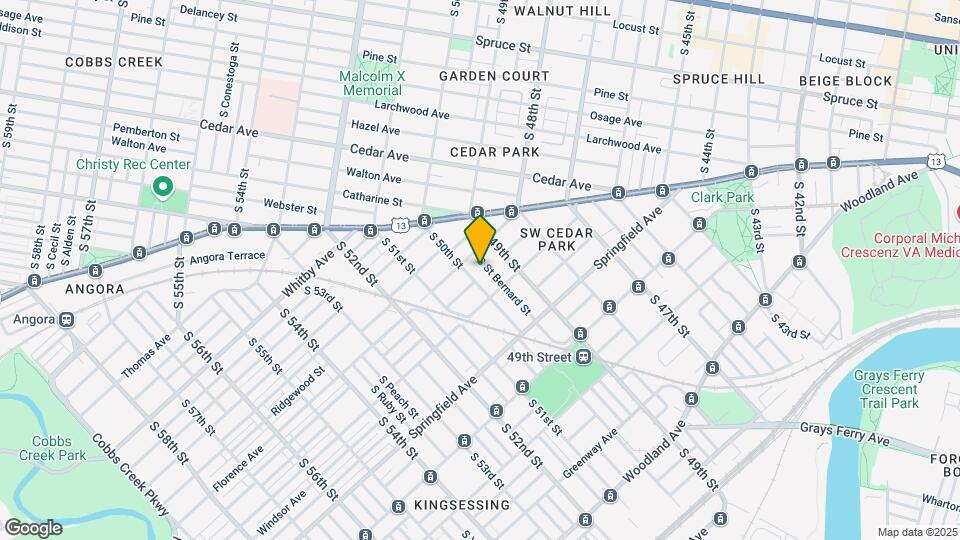 812 S Saint Bernard St, Unit B Mapa y Detalles de la Ubicación
