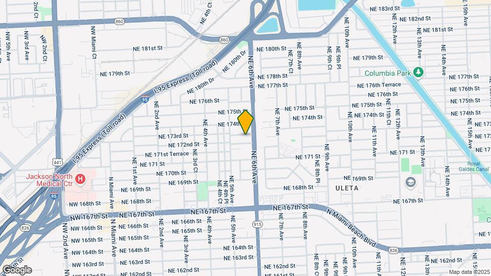 570 NE 173rd St Mapa y Detalles de la Ubicación