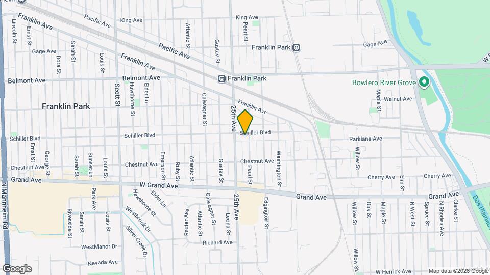 9533 Schiller Blvd Map and Location Details