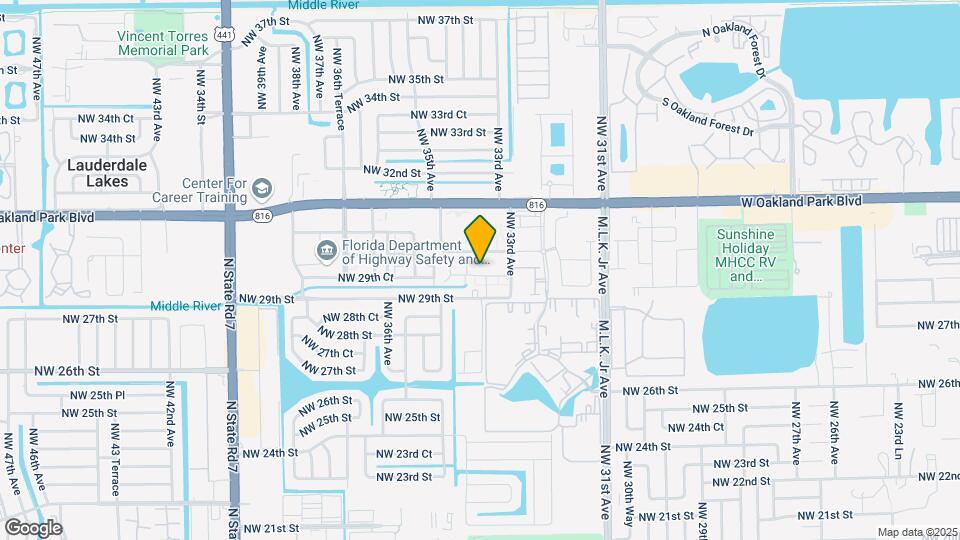3365 NW 29th Ct Map and Location Details