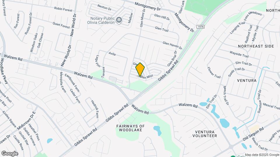 7042 Glen Mist Map and Location Details