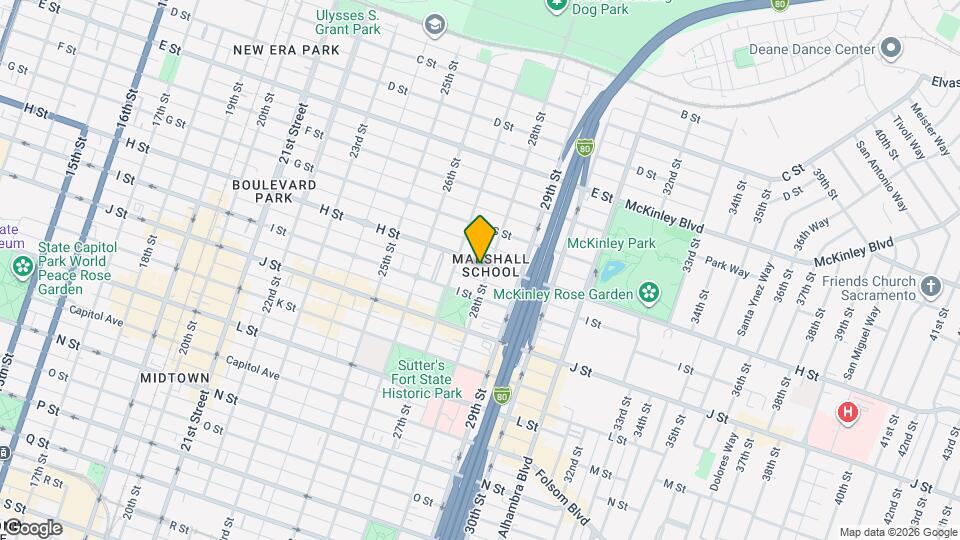 2726 H St Map and Location Details