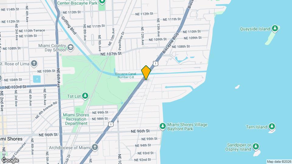 1154 NE 103rd St Map and Location Details