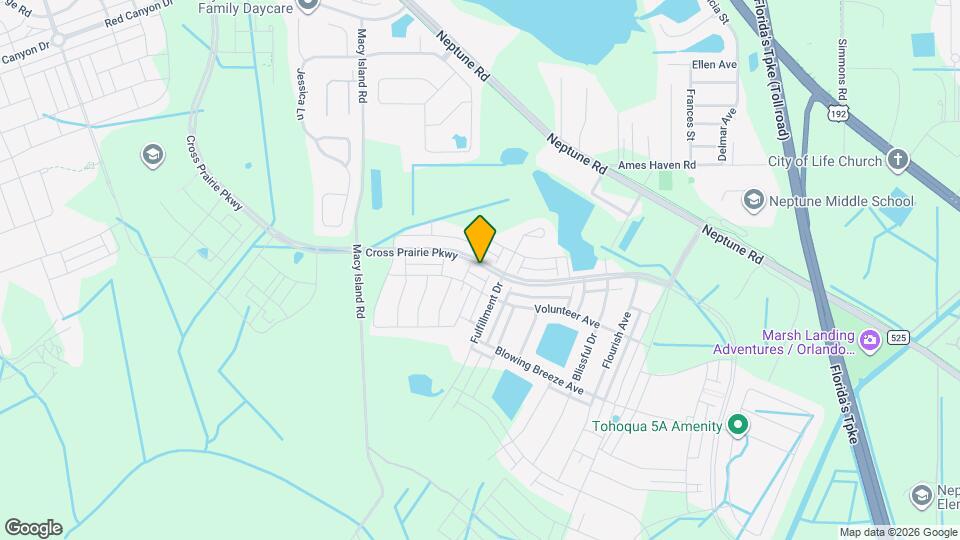 1656 Cross Prairie Pkwy Map and Location Details