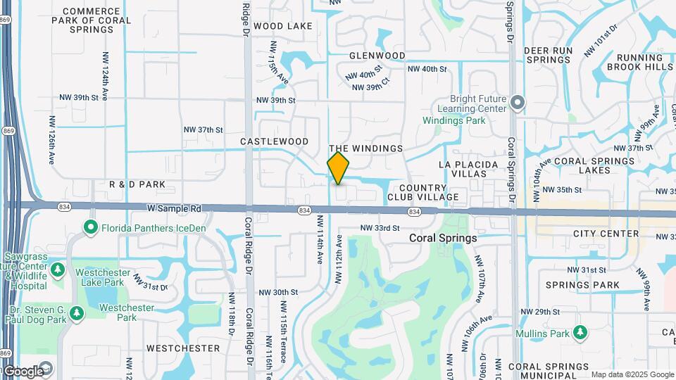 3451 NW 112th Way Map and Location Details