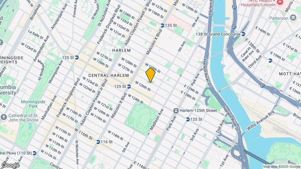 24 W 127th St Map and Location Details