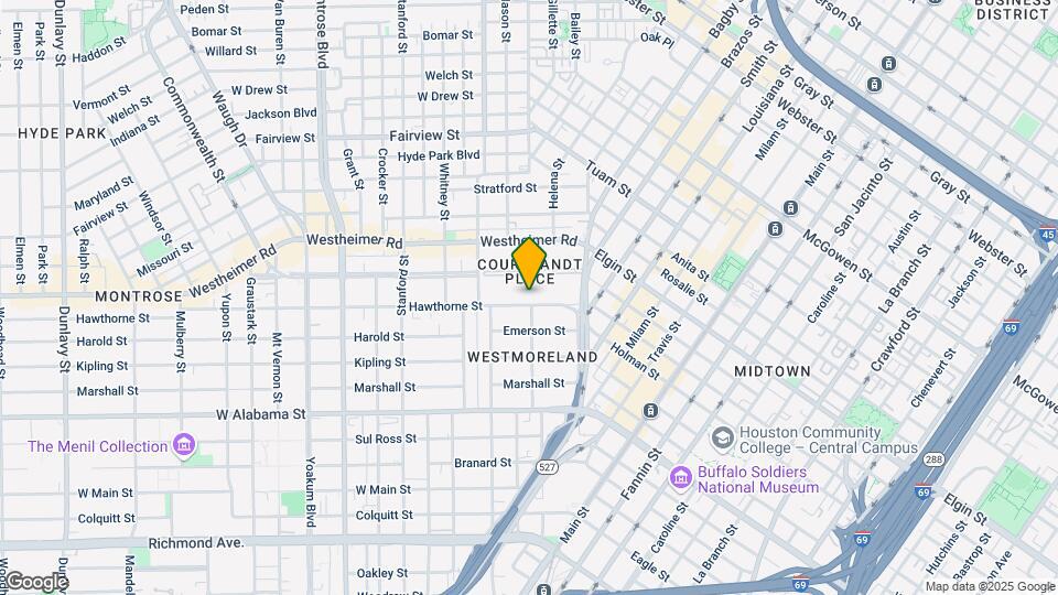 406 Hawthorne St Map and Location Details