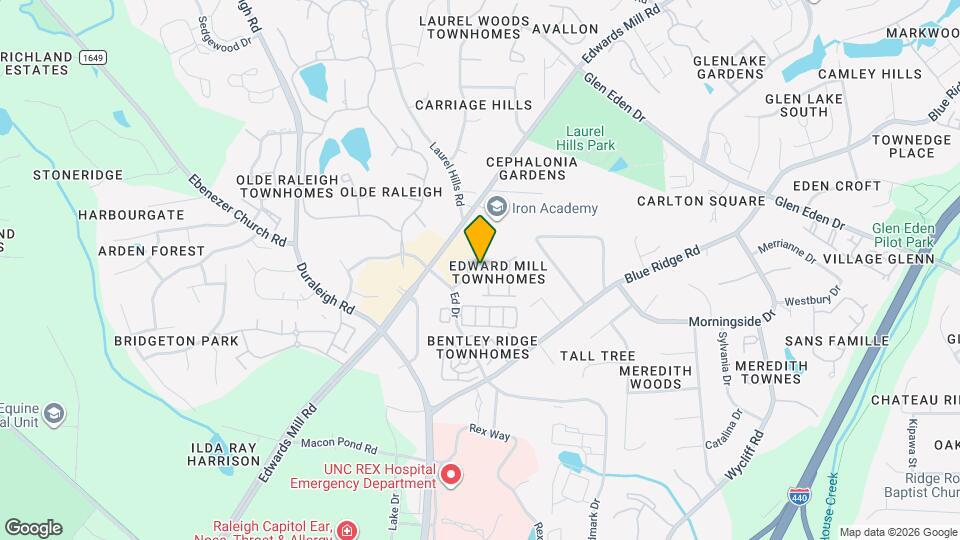 3631 Edgemont Dr Map and Location Details