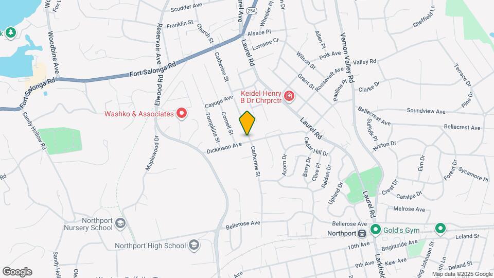 206 Dickinson Ave Map and Location Details