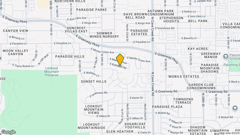 2201 E Kathleen Rd Map and Location Details