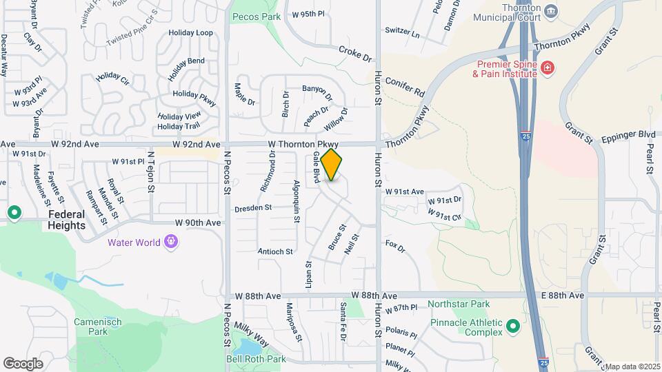 9040 Gale Blvd Map and Location Details