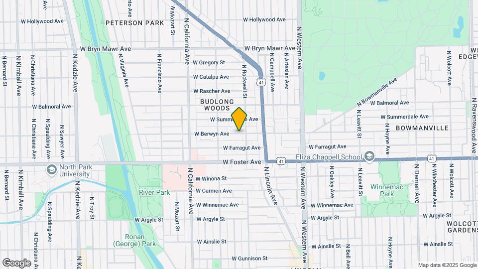 2619 W Berwyn Ave-Unit -1 Mapa y Detalles de la Ubicación